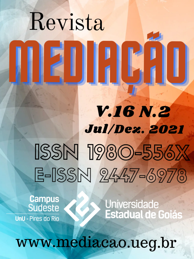 Revista Mediação, Julho a Dezembro de 2021. Volume 16, número 2.
